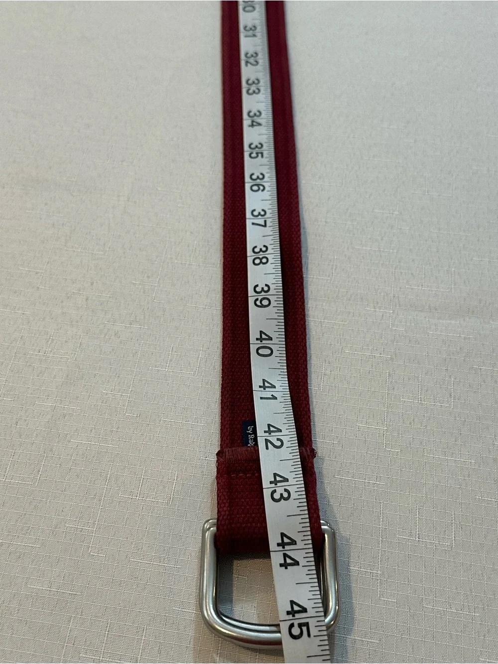 Polo Ralph Lauren Red Web D-Ring Belt One Size